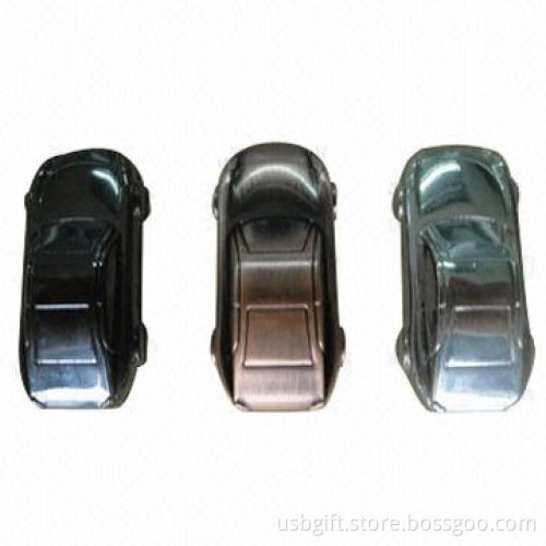 USB flash disk, 4GB capacity, metal car shaped style, for promotional gift